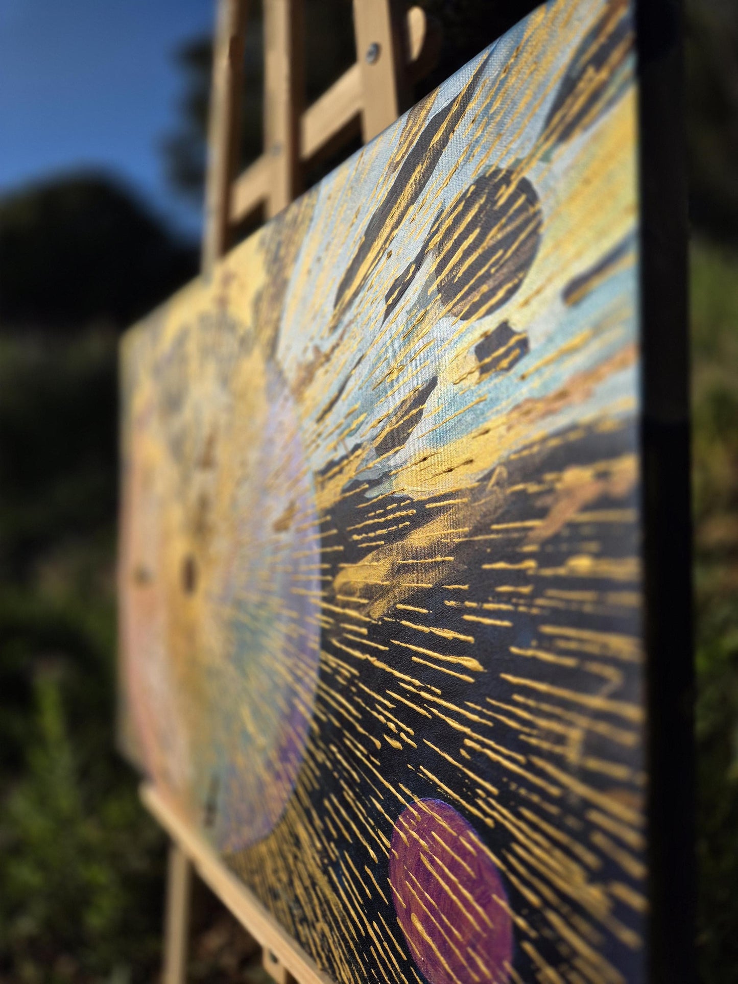 Echoes of Creation - Textured Abstract Spiritual Painting- Earth Tones - Meditative Canvas Artwork