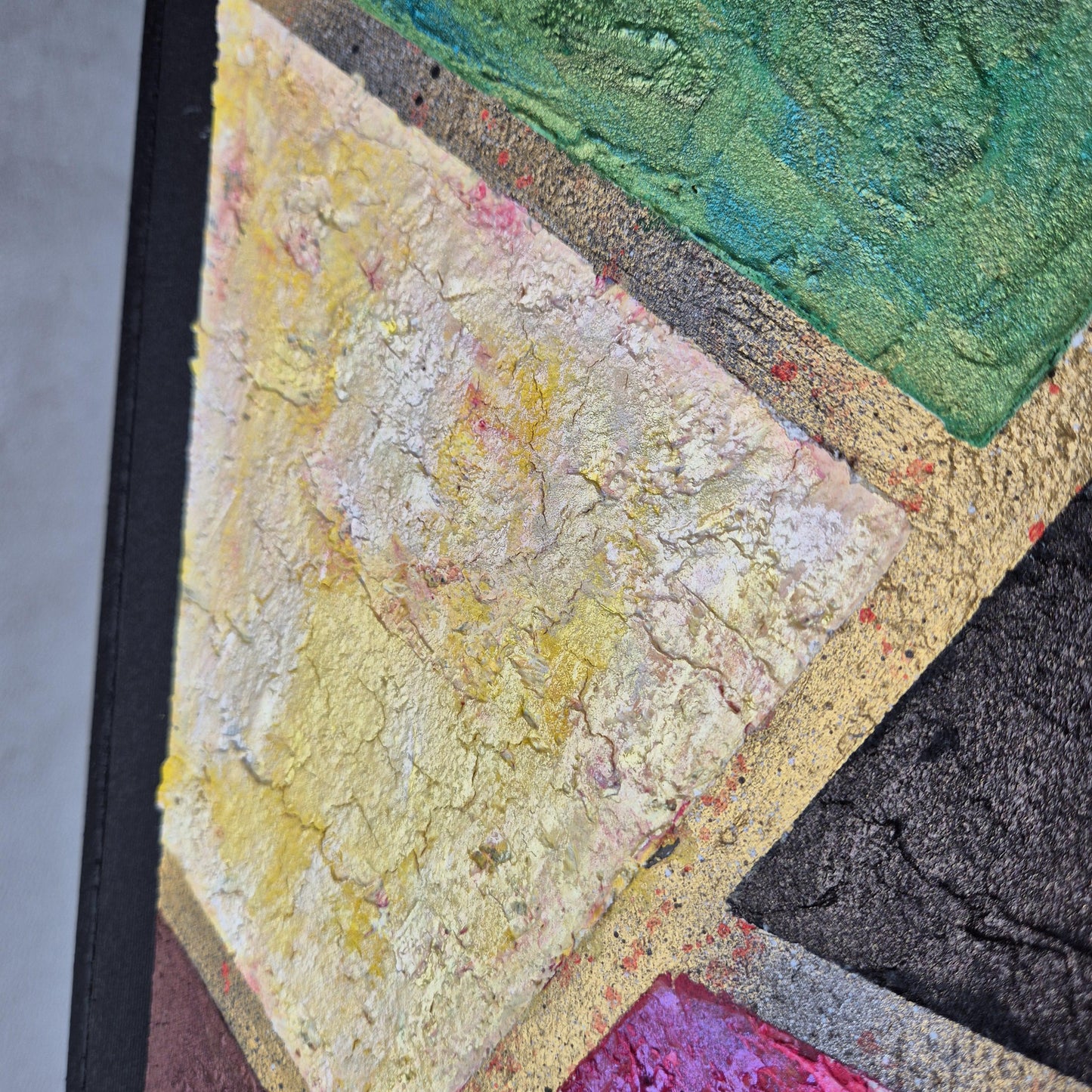 Prismatica - Original Textured Acrylic Art - Painting on Canvas - Colorful Contemporary Abstract Wall Art