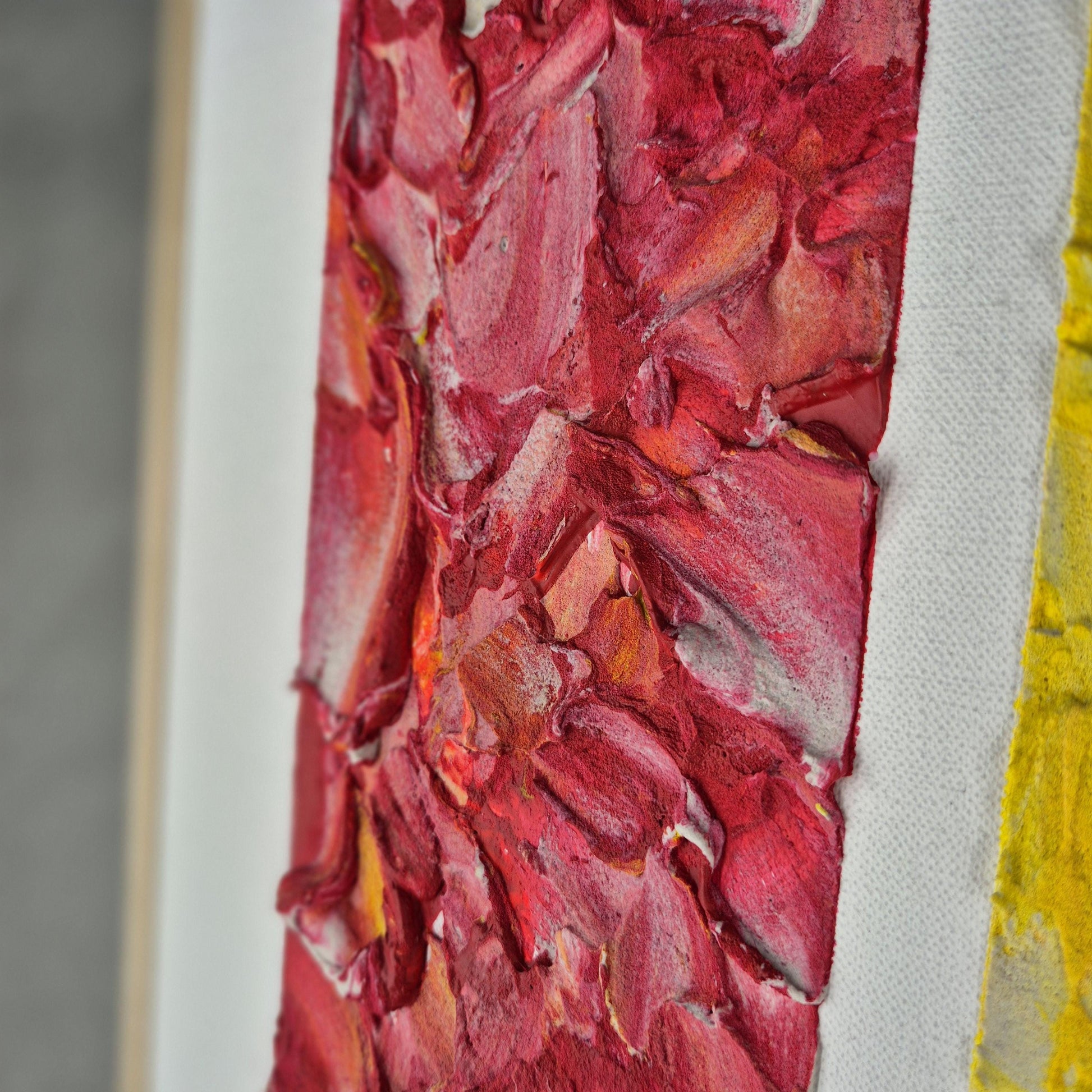 Color Code - Original Textured Acrylic Painting on Canvas - Abstract Color Composition