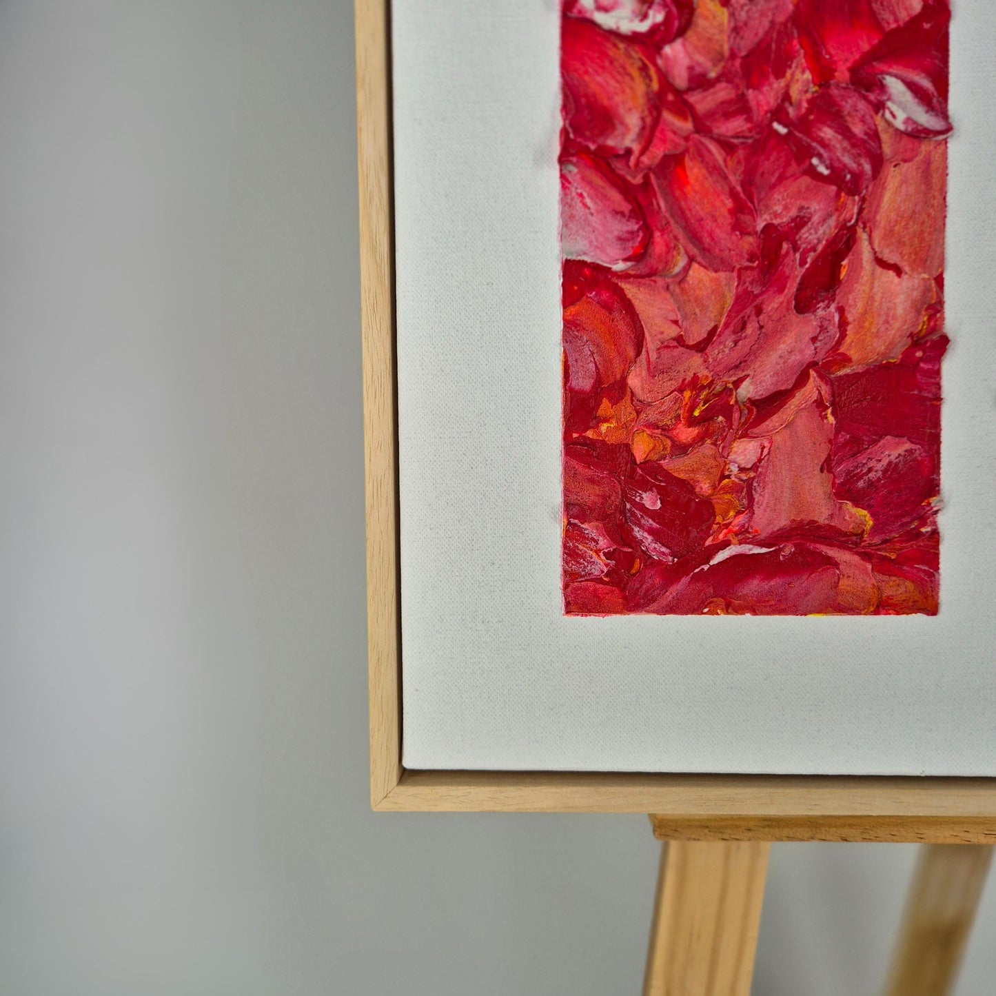 Color Code - Original Textured Acrylic Painting on Canvas - Abstract Color Composition