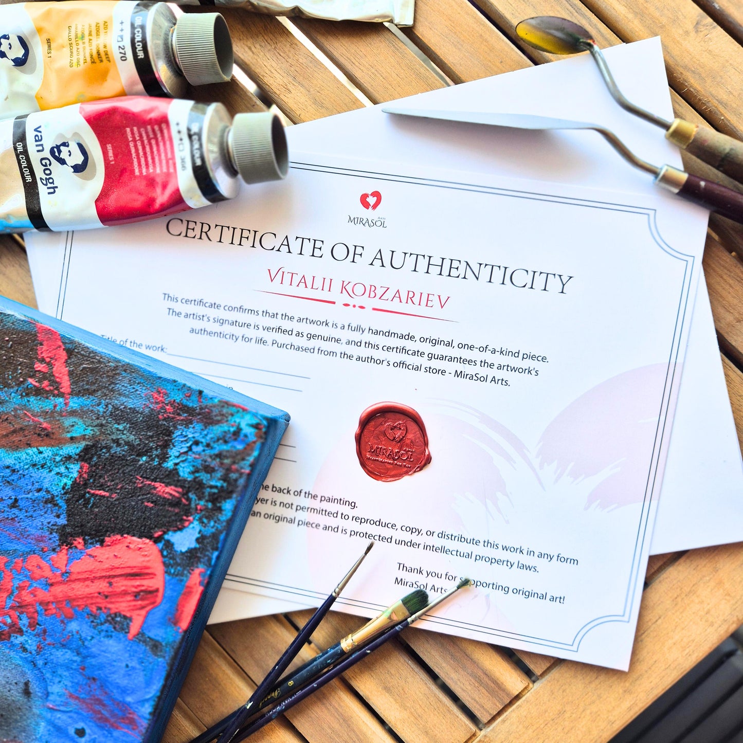 Original Oil Painting 83x63 cm - Hanami - Cherry Blossom Painting - Textured Floral Oil Art - Spring Bloom Wall Decor