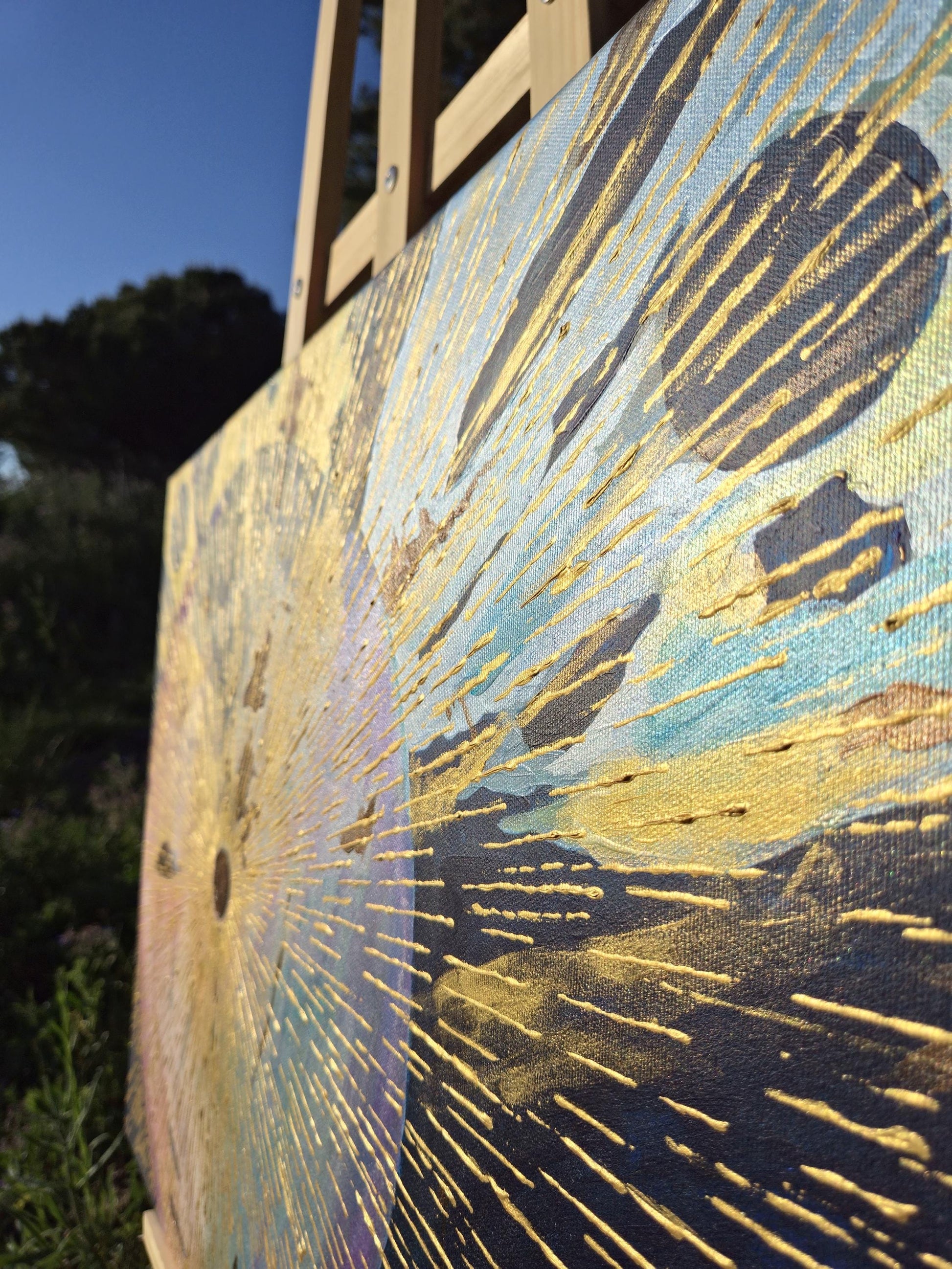 Echoes of Creation - Textured Abstract Spiritual Painting- Earth Tones - Meditative Canvas Artwork