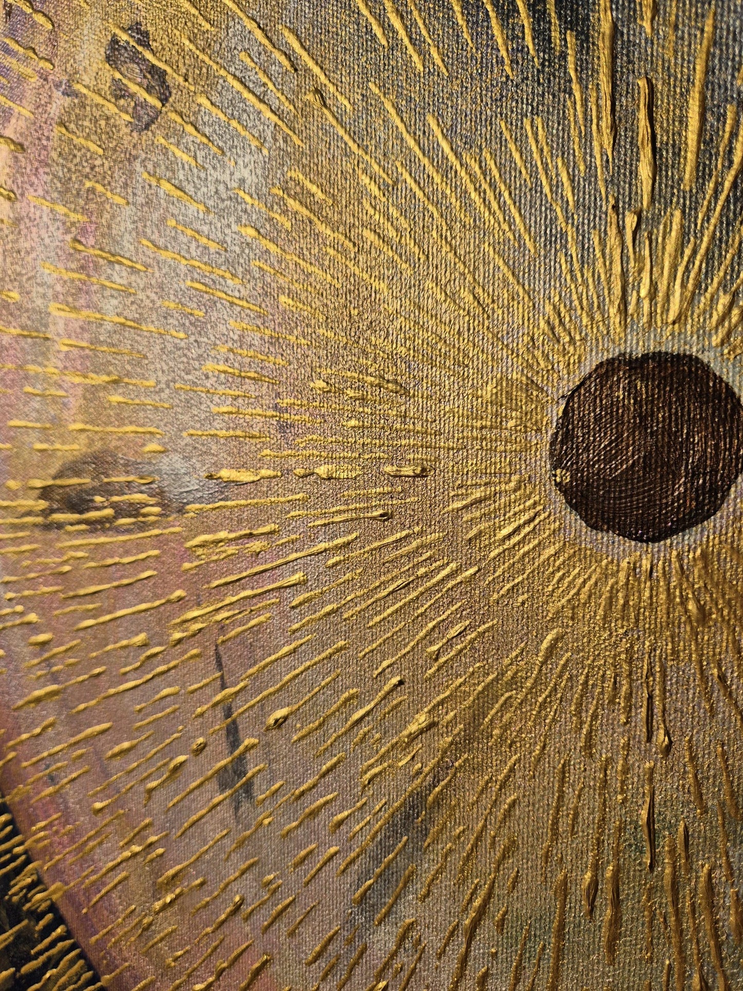 Echoes of Creation - Textured Abstract Spiritual Painting- Earth Tones - Meditative Canvas Artwork