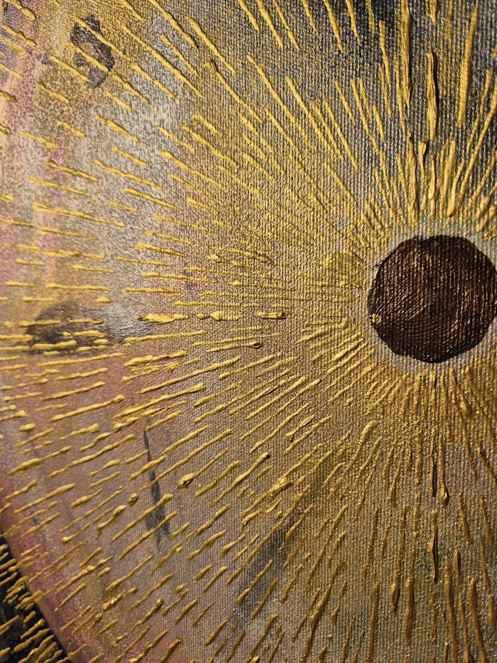 Echoes of Creation - Textured Abstract Spiritual Painting- Earth Tones - Meditative Canvas Artwork