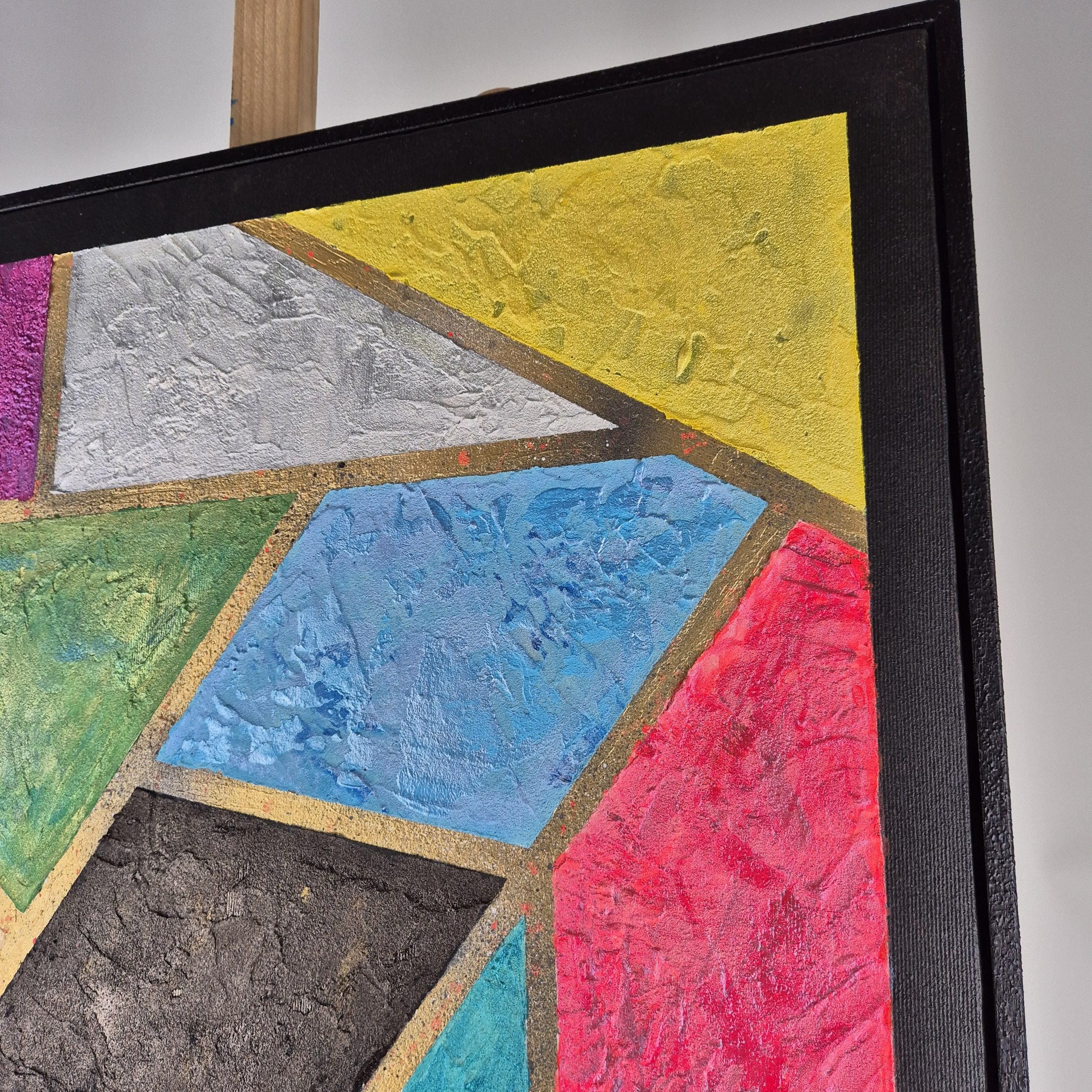Prismatica - Original Textured Acrylic Art - Painting on Canvas - Colorful Contemporary Abstract Wall Art