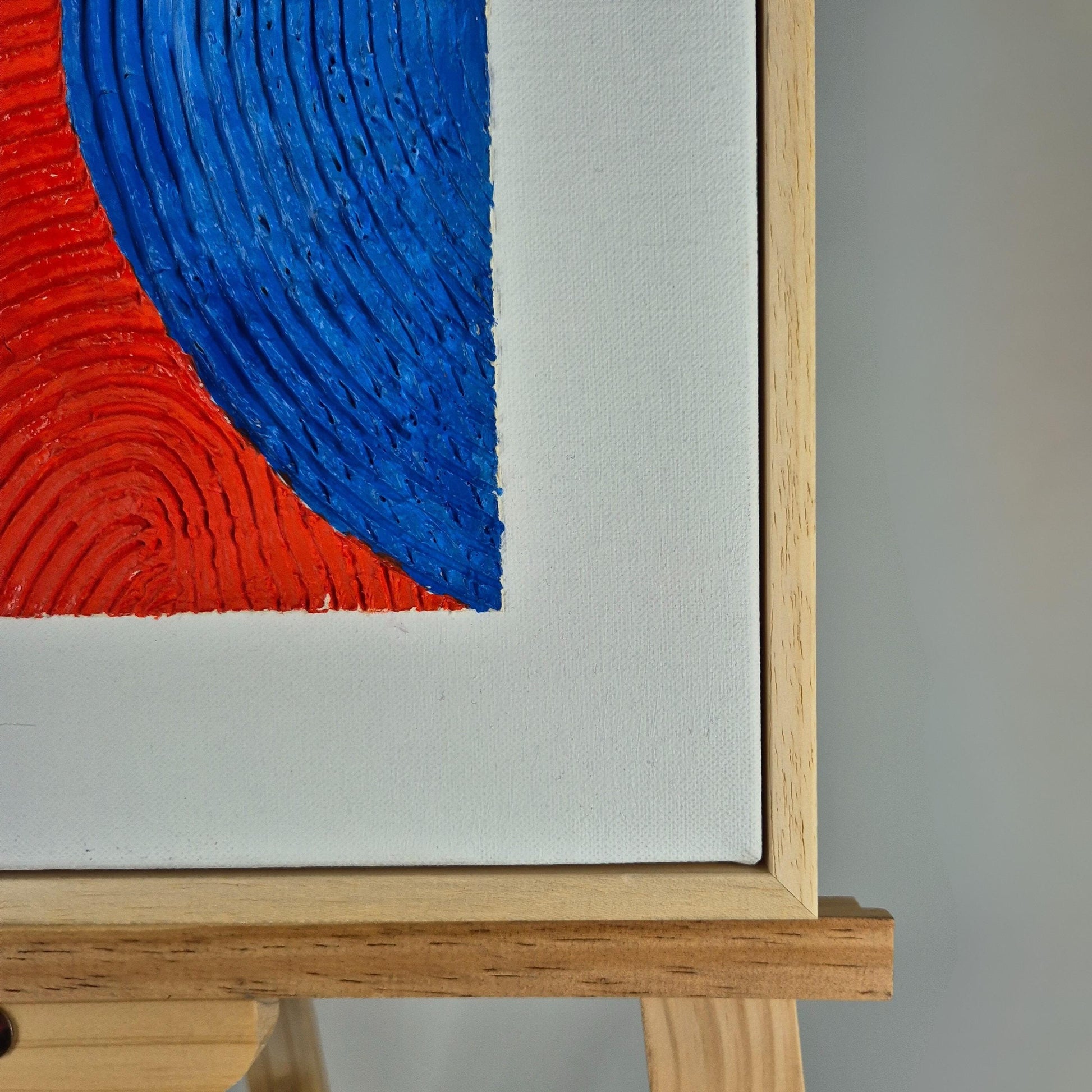 Joy in Motion – textured oil art - original abstract geometric painting on canvas - colorful wall decor - modern oil painting