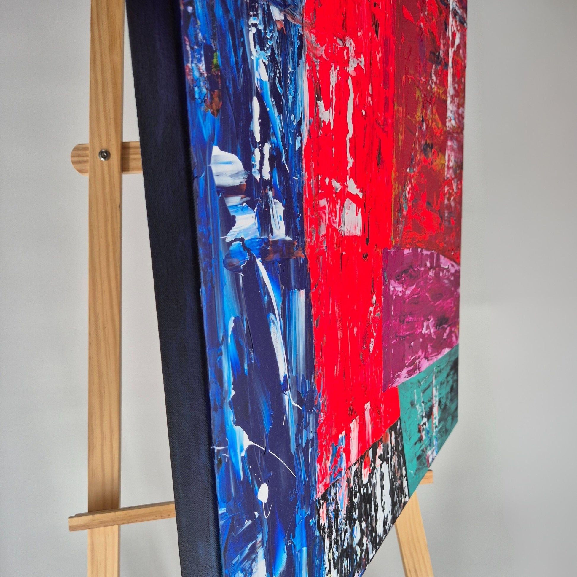 Formis - Original Textured Acrylic on Canvas Painting - Colorful Contemporary Abstract Wall Art