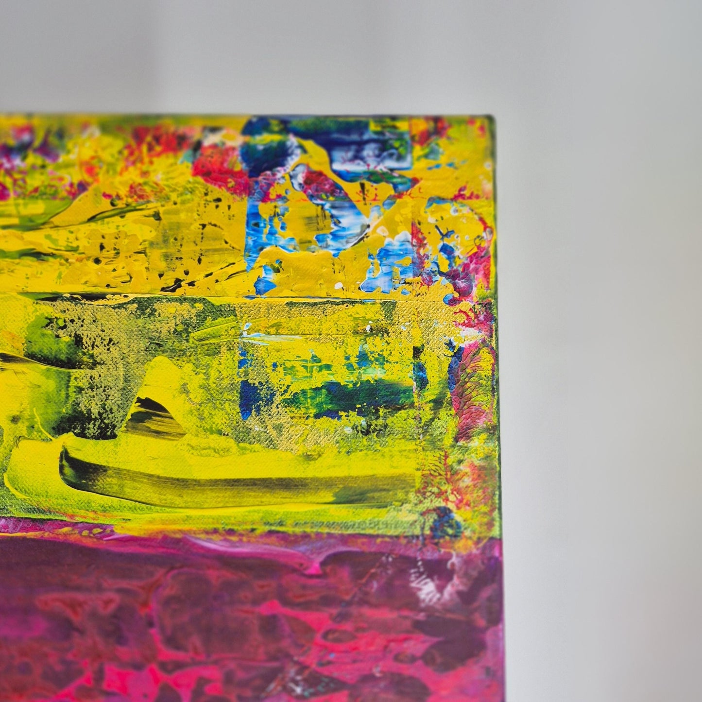 Original Textured Acrylic on Canvas Painting 83x67 cm - Formis - Colorful Contemporary Abstract Wall Art