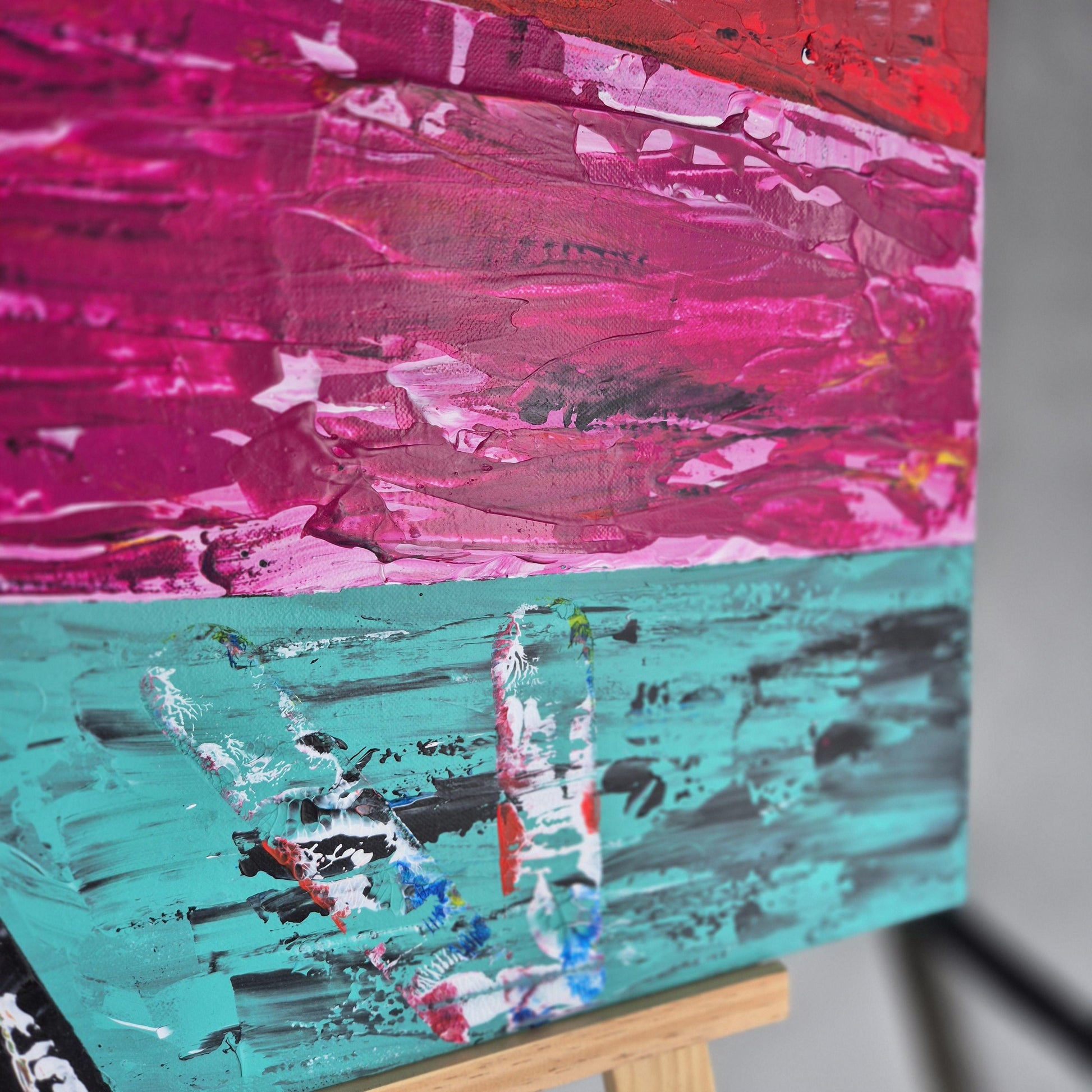Formis - Original Textured Acrylic on Canvas Painting - Colorful Contemporary Abstract Wall Art