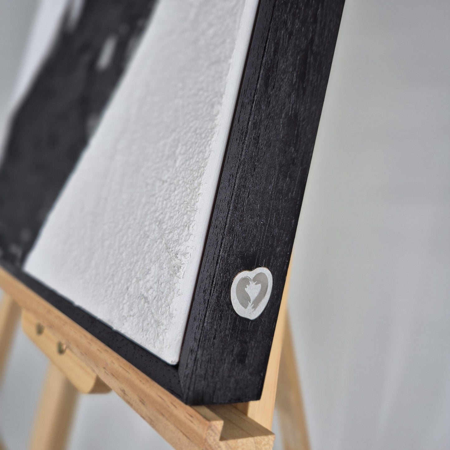 Zen Eclipse - Modern Abstract Black And White Art Diptych Textured Painting - Contemporary Wall Decor - Minimalist Energy