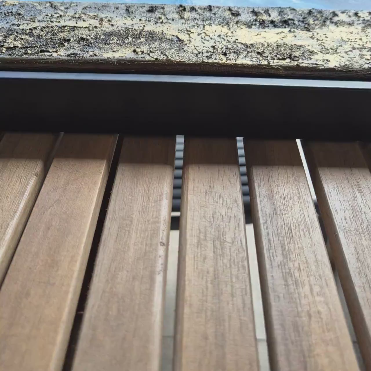 Textured Abstract Acrylic Painting 62x32 cm - Fluxion - Framed Cosmic Energy Art